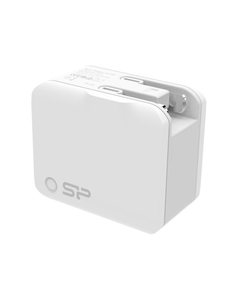 Silicon Power Wall Charger WC102P White Hub 2 Porte 2.4 A