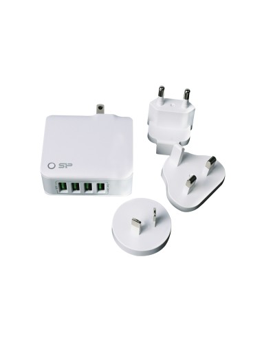Silicon Power Wall Charger WC104P White Hub 4 Porte 4.4 A
