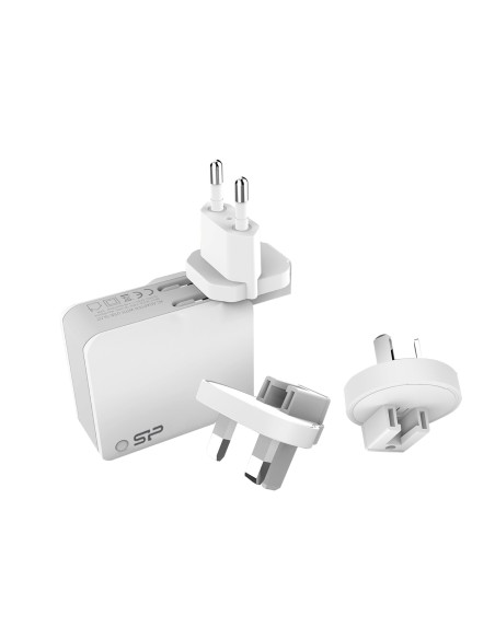 Silicon Power Wall Charger WC104P White Hub 4 Porte 4.4 A