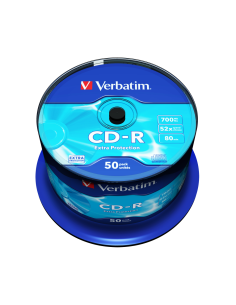 Cd-r 80 Min 52x Spindle Verbatim Ck50 (43351)