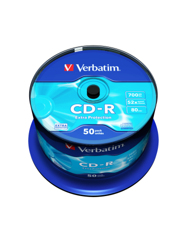 Cd-r 80 Min 52x Spindle Verbatim Ck50 (43351)