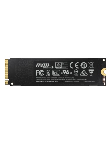 Samsung MZ-V7S1T0BW 970 EVO Plus SSD Interno da 1 TB, PCIe NVMe M.2 Bianco