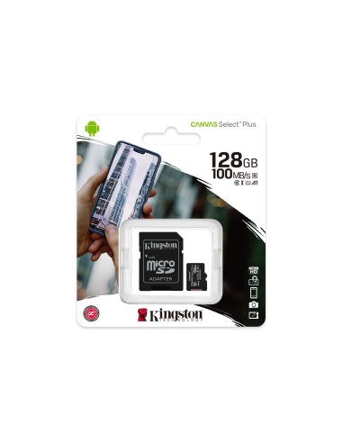 Kingston Micro SD SDCS2/128GB Canvas Plus