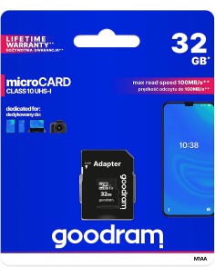 Micro Sd 32Gb con Adattatore Classe 10