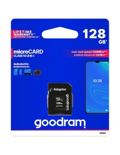 Micro Sd 128 Gb con Adattatore SDXC UHS-I Cl 10